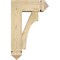 Ekena Millwork Westlake Arts and Crafts Rough Sawn Bracket w/ Offset Brace, Douglas Fir, 6"W x 14"D x 22"H BKT0604X14X22WTL03RDF - alternate 4
